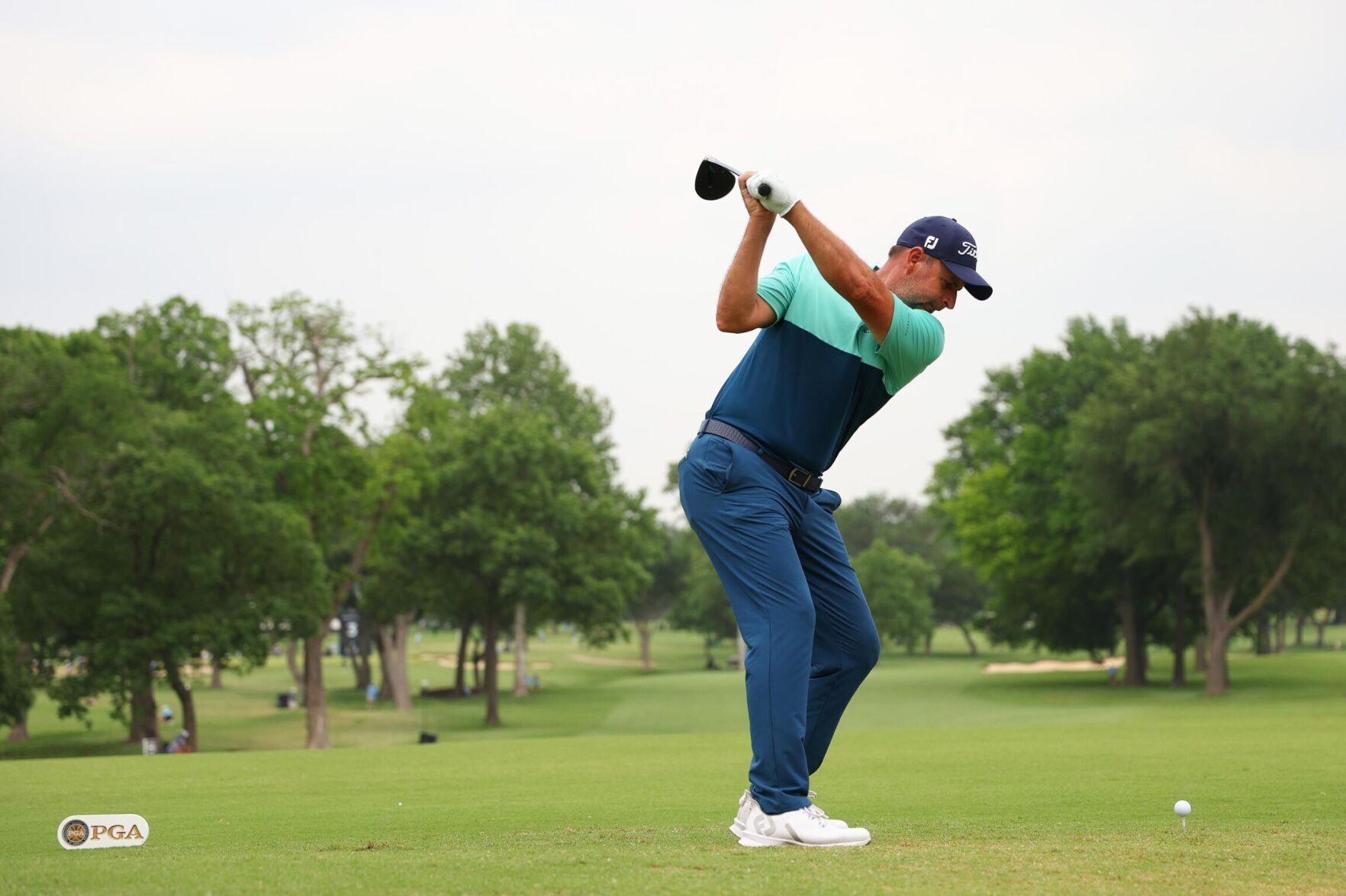 Richard Bland's ball stopped and rolled off green by squirrel at PGA Championship